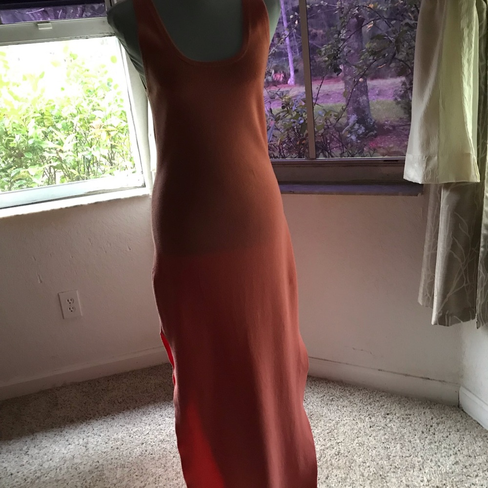 Casual Michael Kors peach maxi